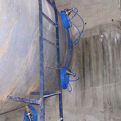 Hot tapping installation of bulk flow meters for a city-wide network